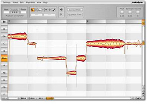 Melodyne hangmagasság- és ritmuskorrekciós szoftver